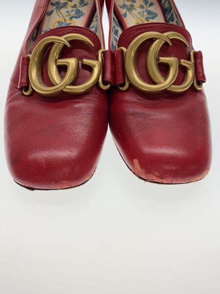GUCCI / GGマーモント/パンプス/35/RED/レザー/525333 GUCCI(グッチ) / GGマーモント/パンプス/35/RED/レザー/525333 | 中古