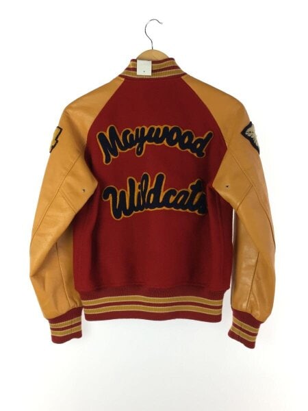 McCOY / 旧マッコイ/50S RAGLAN SLEEVE MAYWOOD WILDCATS FOOTBALL/34/汚れ有// McCOY(マッコイ) / 旧マッコイ/50S RAGLAN SLEEVE MAYWOOD WILDCATS