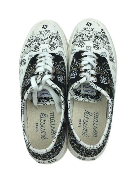 maison kitsuné キツネプリント スニーカー 【公式通販】