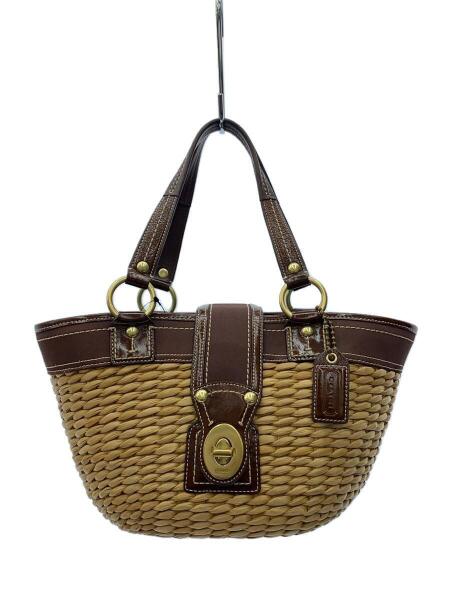 COACH(コーチ) / カゴバッグ/--/BRW/無地/10728 | 中古品の販売・通販 