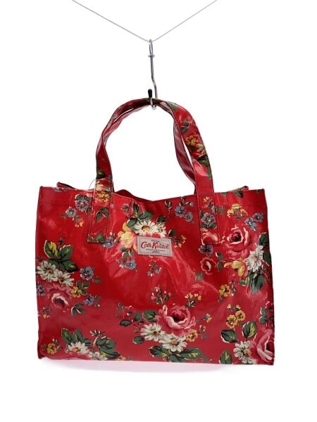 Cath Kidston(キャスキッドソン) / トートバッグ/PVC/RED/花柄 | 中古 