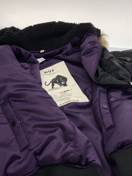 HUF(ハフ) / ブルゾン/S/ナイロン/BLK | 古着の販売・通販ならセカンド 