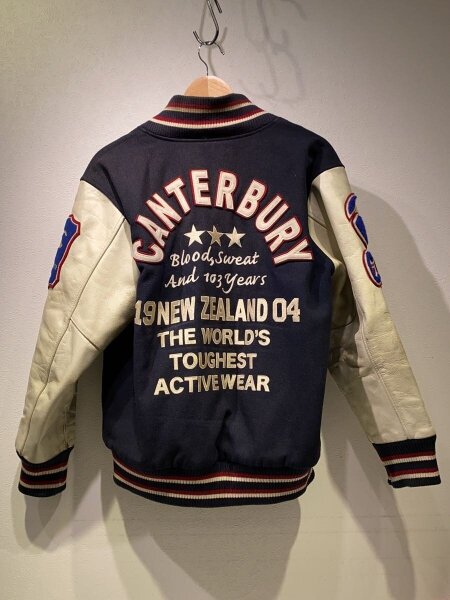 canterbury / スタジャン/M/ウール/NVY/JGFWC-MDR canterbury(カンタベリー) / スタジャン/M/ウール/NVY/JGFWC-MDR