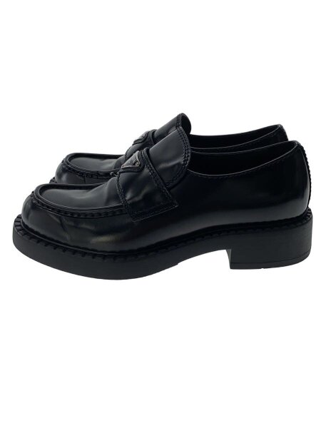 PRADA(プラダ) / チョコレートブラッシドレザーュローファー/6/BLK