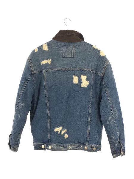 ZARA(ザラ) / デニムボアジャケット/M/コットン/ブルー | 古着の販売 