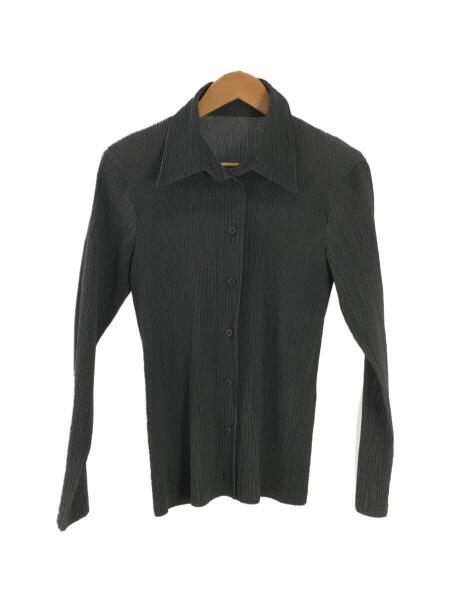 ISSEY MIYAKE イッセイミヤケ オープンカラーシャツ リネン100 トップス