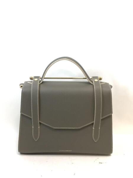 美品◎STRATHBERRY ストラスベリー 2way ショルダーバッグ ストラスベリーの新作バッグ、上質なグレインレザーを採用した