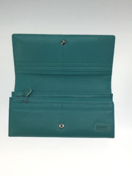 KENZO(ケンゾー) / 長財布/牛革/ブルー/レディース/型押し/エンボス 