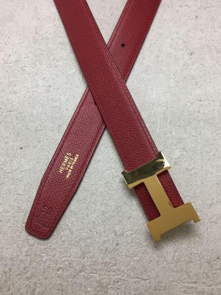 HERMES(エルメス) / コンスタンス/ベルト/レザー/レッド/レディース  
