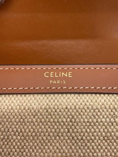 CELINE(セリーヌ) / トリオンフ/3つ折り財布/キャンバス/ベージュ
