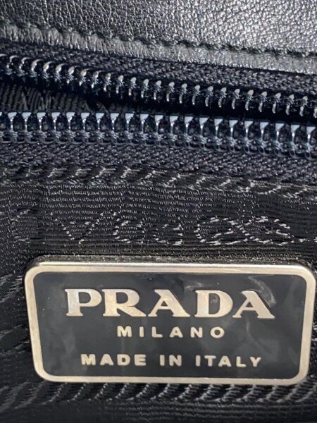 PRADA(プラダ) / 1999FW/ショルダーバッグ/レザー/BLK/無地 | 中古品の 