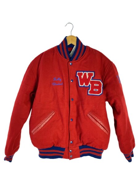 90s GAME Sports wear ウールスタジャン 大きいXLサイズ 古着 90年代 