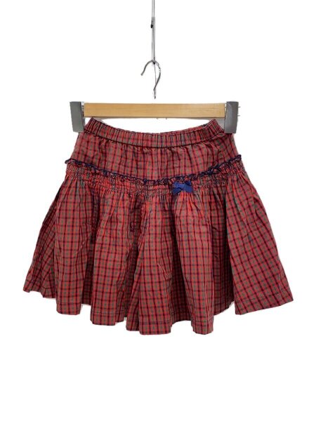 ファミリアチェックリバーシブルスカート120cm ファミリアスカート