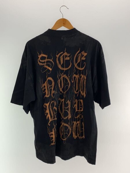 BALENCIAGA / 23AW/HEAVY L T-SHIRT/Tシャツ/XXS/コットン/BLK/744439 BALENCIAGA(バレンシアガ) / 23AW/HEAVY METAL T-SHIRT/Tシャツ/XXS