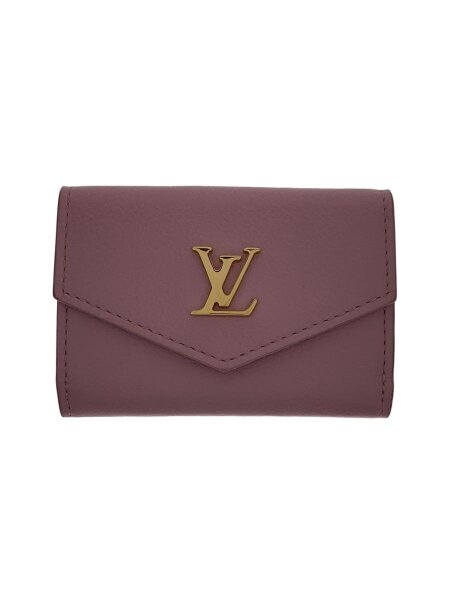 LOUIS VUITTON(ルイヴィトン) / 3つ折り財布/レザー/PNK/無地
