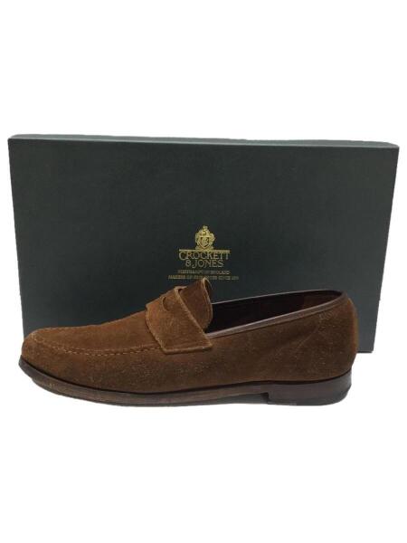 CROCKETT&JONES × BEAMS / ローファー/US6.5/BRW/スウェード/7748 CROCKETT&JONES(クロケットアンドジョーンズ) / ローファー/US6.5/BRW