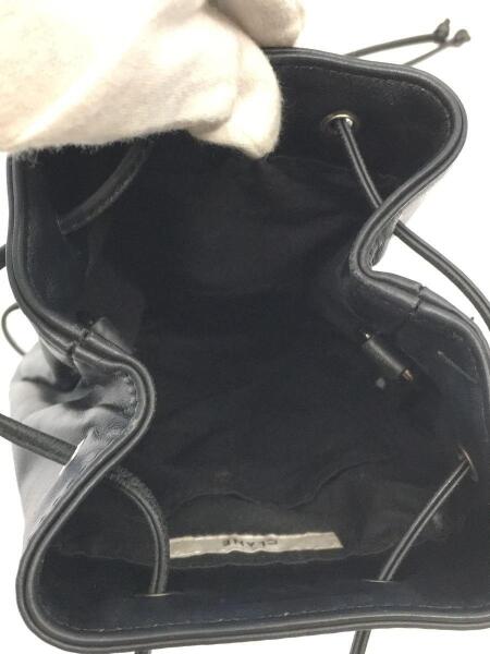 CLANE(クラネ) / 巾着/ショルダーバッグ/レザー/BLK | 中古品の CLANE(クラネ) / 巾着/ショルダーバッグ/レザー/BLK | 中古品の