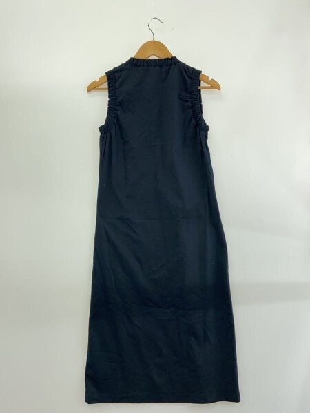 Mサイズ　JIL SANDER コットンノースリーブ　ネイビー JIL SANDER(ジルサンダー) / ノースリーブワンピース/M/コットン/BLK