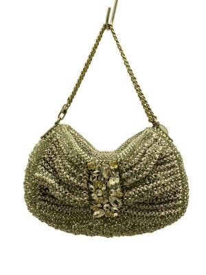 ANTEPRIMA ビーズバッグ ANTEPRIMA(アンテプリマ) フラワー柄ビーズバッグハンドバッグ サイズ