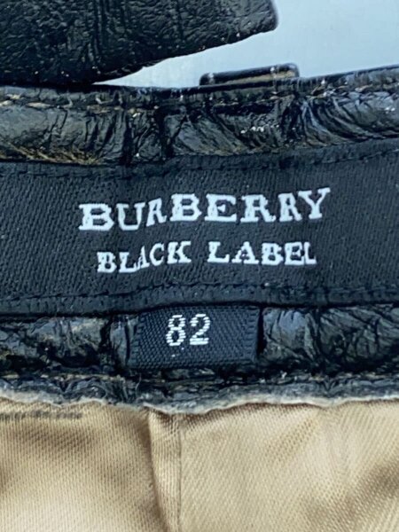 BURBERRY BLACK LABEL(バーバリーブラックレーベル) / レザーパンツ/82