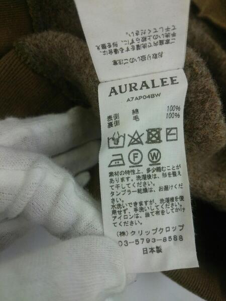 AURALEE(オーラリー) / バックウールスウェットプルオーバー 
