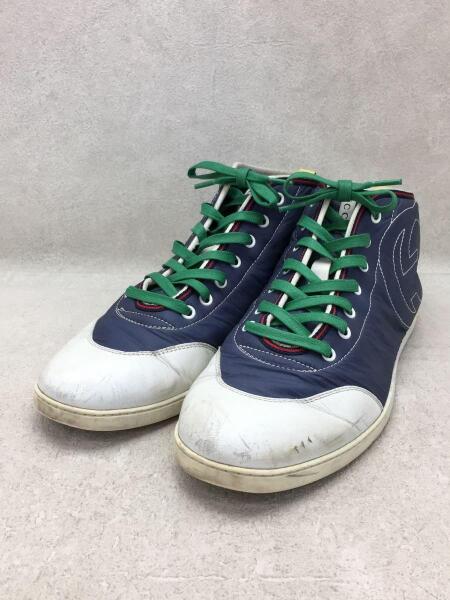 グッチ　スニーカー　27.5〜28.0 GUCCI(グッチ) / グッチ/ハイカットスニーカー/28.5cm/NVY/245314/使用