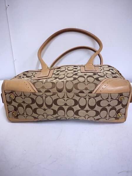 COACH(コーチ) / ハンプトンシグネチャーハンドバッグ/BEG/j0671-10533