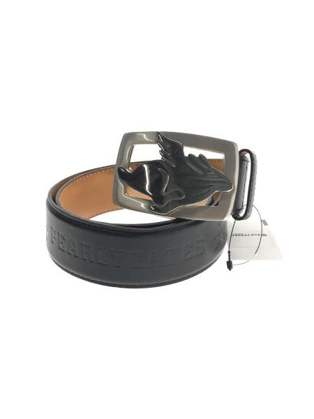 PEARLY GATES(パーリーゲイツ) / ロゴバックルベルト/レザー/BLK