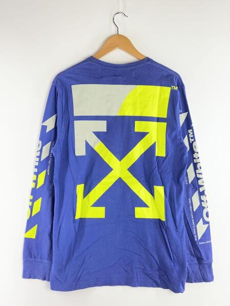 OFF-WHITE(オフホワイト) / 19SS/DIAG SPLIT LOGO L/S TEE/長袖Tシャツ 