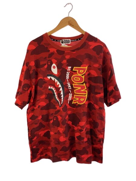 A BATHING APE(アベイシングエイプ) / Tシャツ/--/コットン/RED 