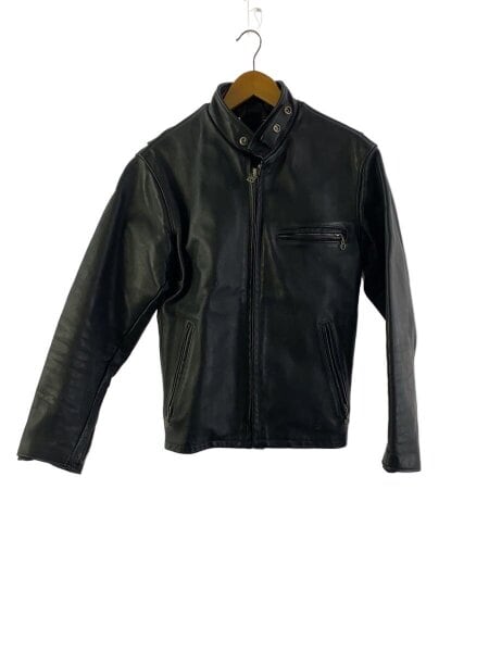 Schott 641 シングルライダース ボアライナー付き レザージャケット 本