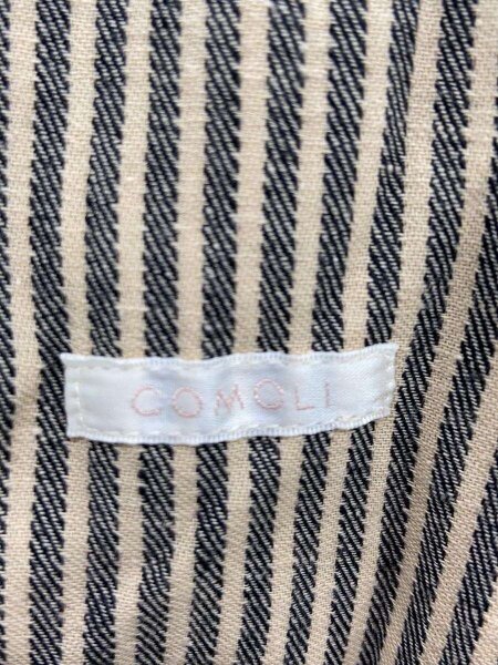 COMOLI(コモリ) / 22SS/ストライプブルゾン/2/コットン/WHT/ストライプ 