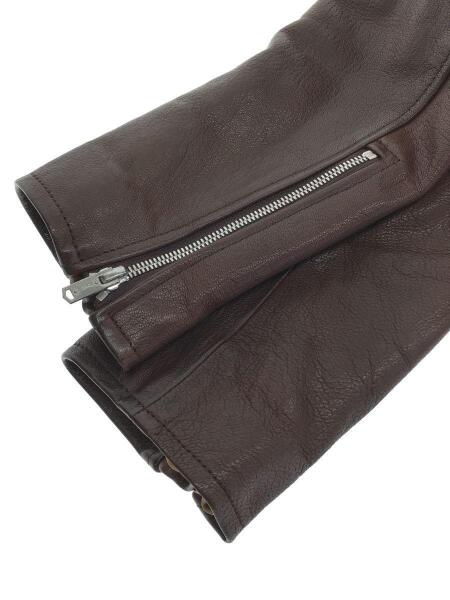 The Letters(ザレターズ) / ダブルライダースジャケット/M/山羊革/BRW