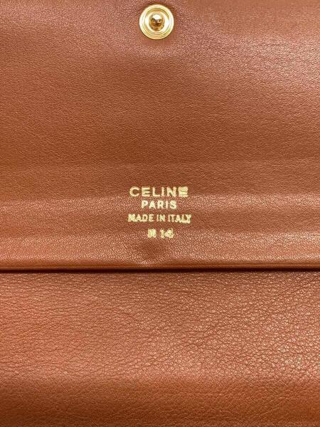 CELINE(セリーヌ) / 長財布/レザー/BRW/無地/レディース/M14