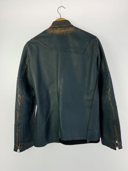 MIHARA YASUHIRO / ダブルライダースジャケット/S/牛革/BLU/72101276/16AW// MIHARA YASUHIRO(ミハラヤスヒロ) / ダブルライダースジャケット/S