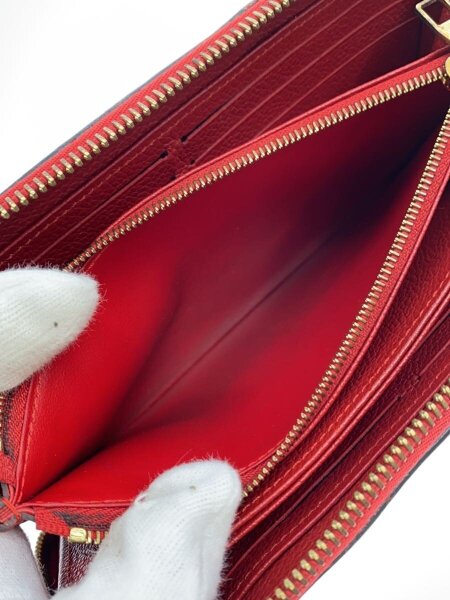 た*ー様 LOUIS VUITTON アンプラント ジッピーパース 赤 レ LOUIS VUITTON(ルイヴィトン) / ジッピー・ウォレット_モノグラム