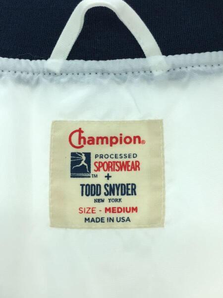 Champion(チャンピオン) / USA/todd snyder/スタジャン/M/コットン/WHT