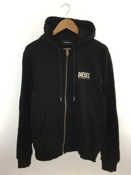 新品未使用 特有 DIESEL ディーゼル ハーフジップ フーディー 黒 XSサイズ 