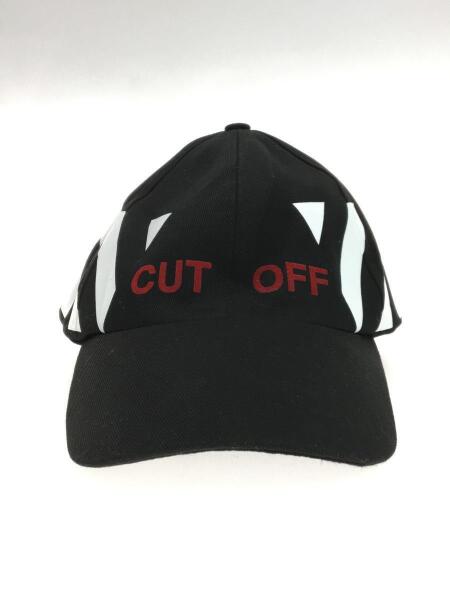 H S off-white キャップ  CUT OFF OFF-WHITE(オフホワイト) / CUT OFF/キャップ/コットン/BLK/メンズ