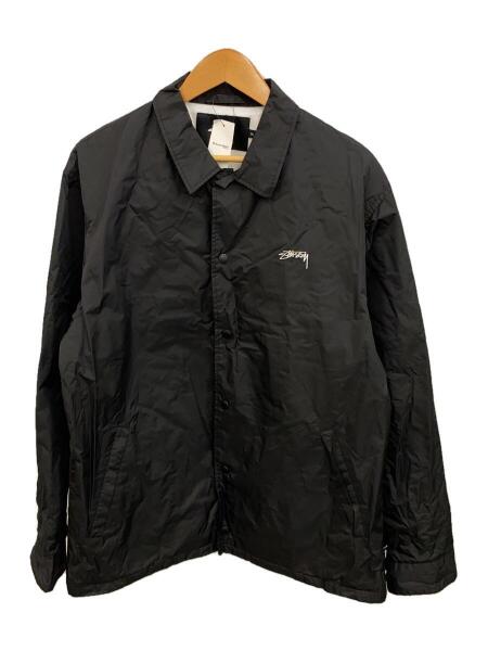 STUSSY(ステューシー) / コーチジャケット/XL/ポリエステル/BLK | 古着 