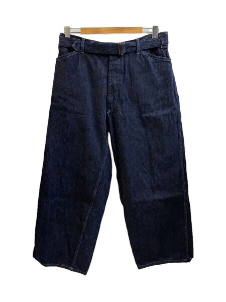 COMOLI(コモリ) / ボトム/3/デニム/IDG/Z01-03001/24SS/DENIM BELTED 