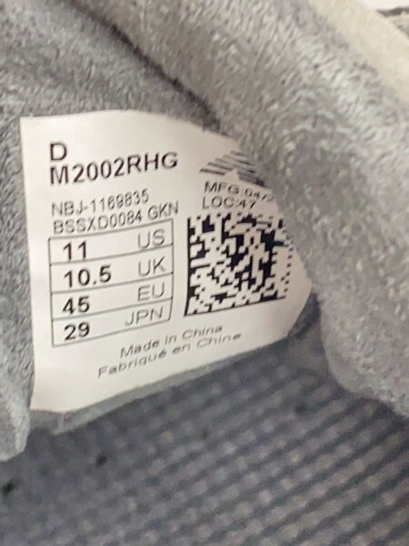 NEW BALANCE(ニューバランス) / M2002/グレー/29cm/GRY/スウェード