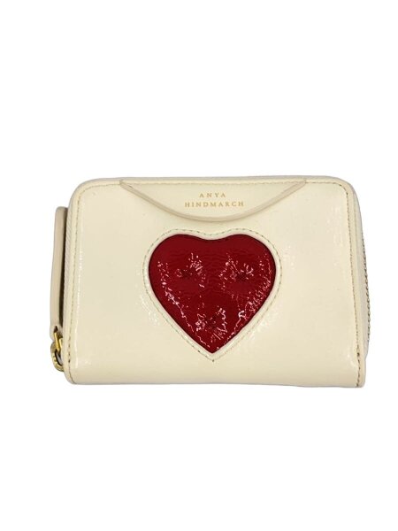 ANYA HINDMARCH(アニヤハインドマーチ) / 財布/レザー/WHT/レディース