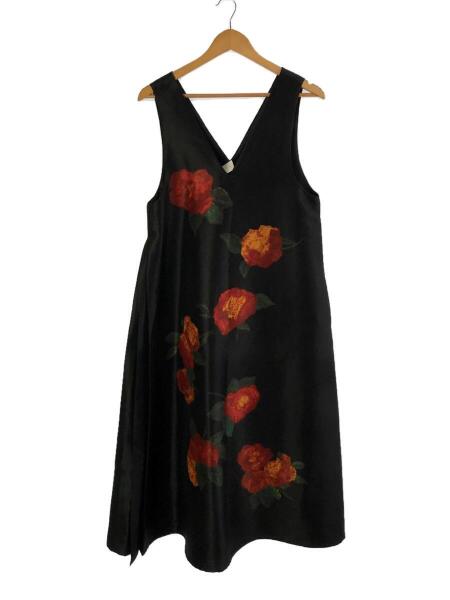 AMERI(アメリヴィンテージ) / ノースリーブワンピース/M/ブラック/花柄  