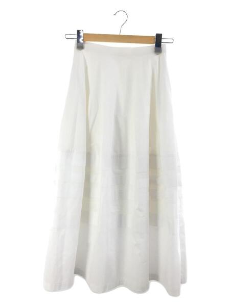 LE CIEL BLEU(ルシェルブルー) / ロングスカート/34/コットン/ホワイト  