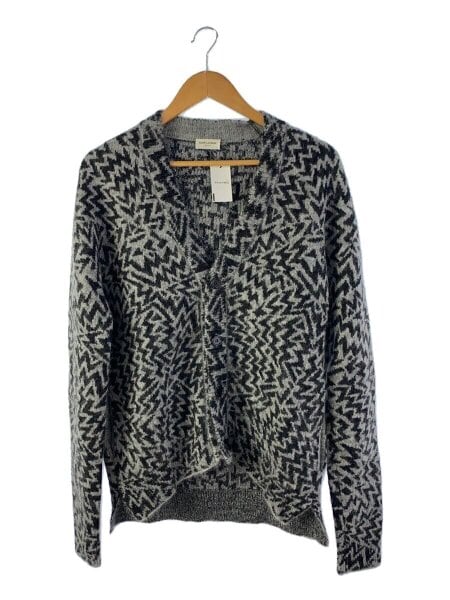 美品】19AW サンローラン ウールモヘア ニットカーディガン シェブロン柄