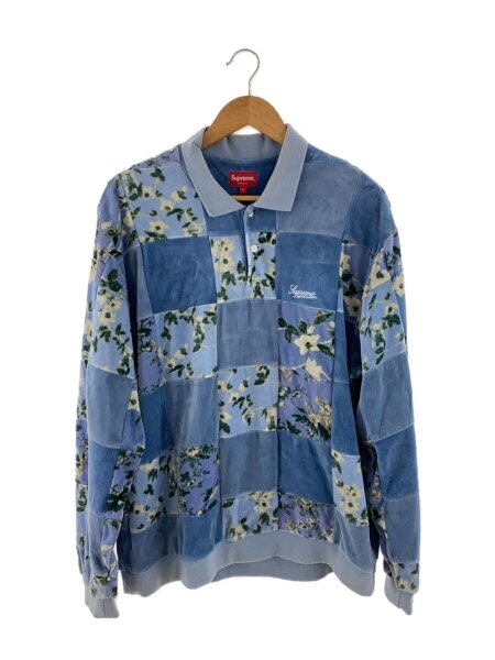 Supreme(シュプリーム) / ポロシャツ/L/コットン/BLU/総柄 | 古着の