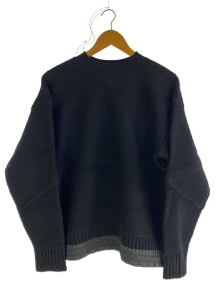 sacai(サカイ) / ニット・セーター(厚手)/1/ウール/ブラック/21-02614M