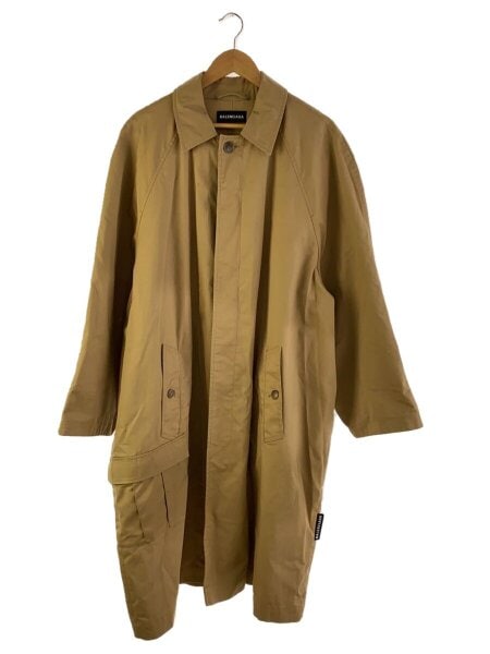 バレンシアガ BALENCIAGA ジャケット ステンカラー 48 黒 ブラック /KH ■CA16 メンズ バレンシアガ BALENCIAGA ジャケット ステンカラー ジップアップ 七分