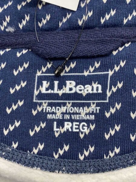 L.L.Bean(エルエルビーン) / バーズアイ/ハーフジップ/スウェット/L 